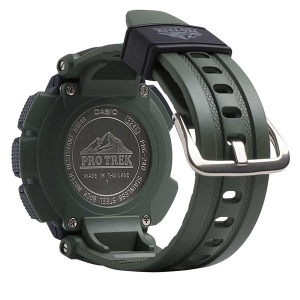 Casio Pro Trek Triple Sensor Khaki Watch PRG-240-3