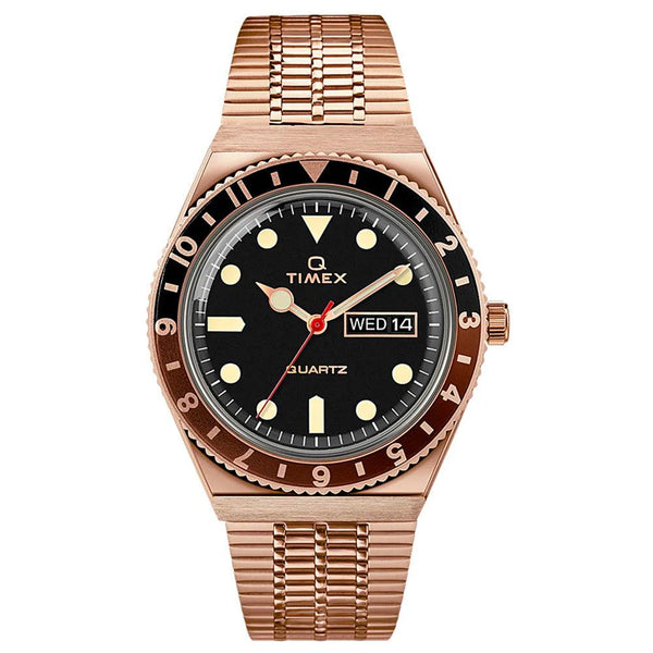 Q Timex Reissue Rose Gold Watch TW2U61500