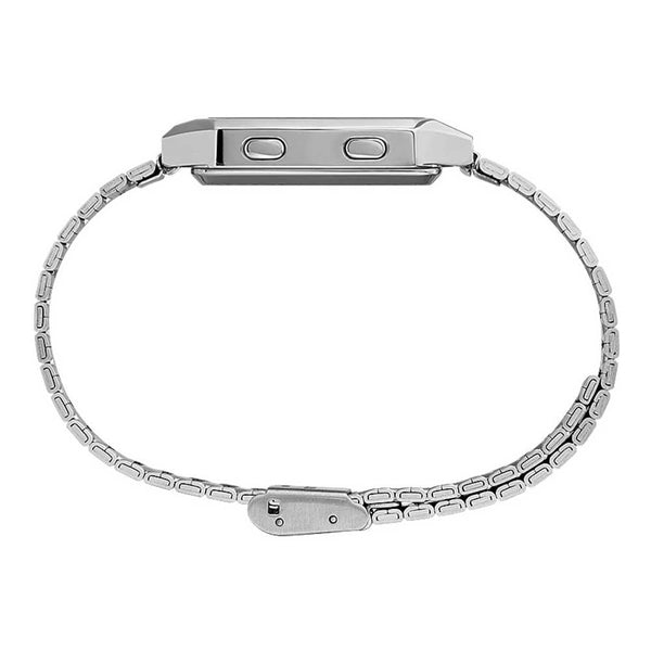 Q Timex Digital LCA Silver Watch TW2U72400