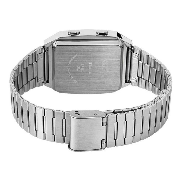 Q Timex Digital LCA Silver Watch TW2U72400