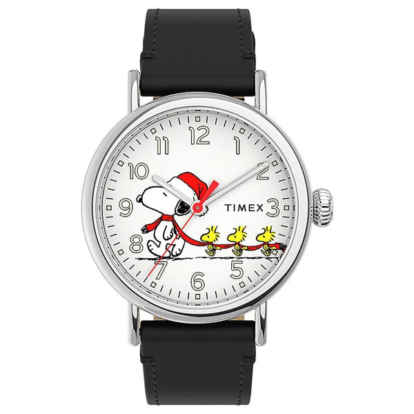 Timex Standard Snoopy Woodstock Christmas Watch TW2U86400