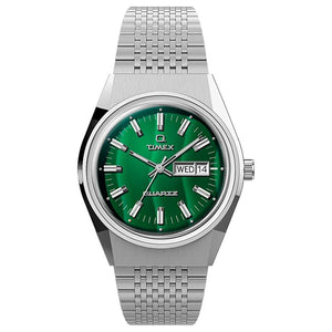 Q Timex Falcon Eye Green Watch TW2U95400