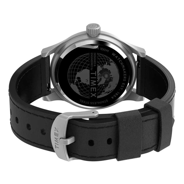 Timex Expedition Sierra 41mm Silver Black Watch TW2V07400
