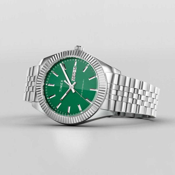 Timex Waterbury Legacy Green Watch TW2V18100