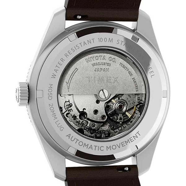 Timex Waterbury Automatic Black Dial Watch TW2V24800