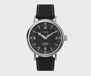 Timex Standard 40mm Black Fabric Strap Watch TW2V44000
