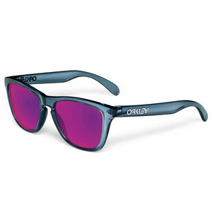 Oakley Frogskins Crystal Black / Red Iridium 24-304 Sunglasses