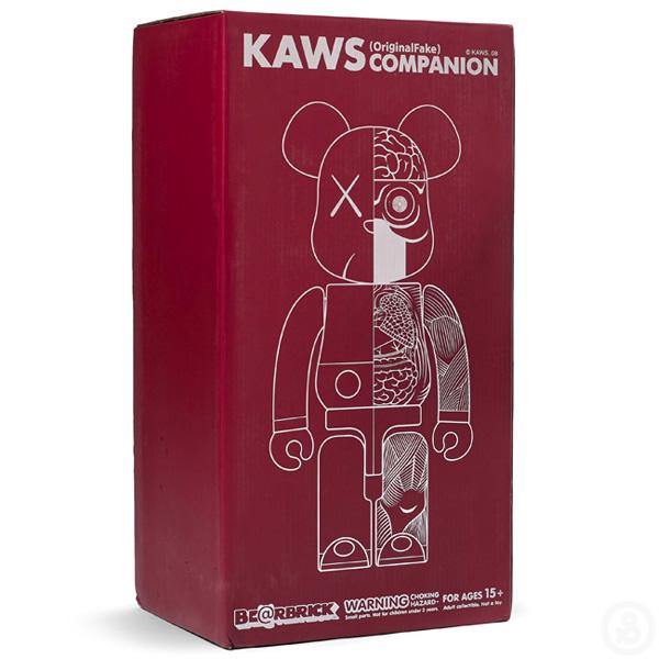 Bearbrick Kaws Dissected Companion Brown 1000%
